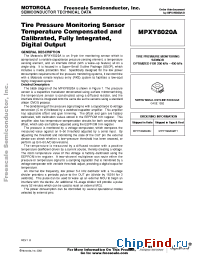 Datasheet MPXY8020A manufacturer Motorola